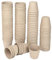 Schramm® Macetas de propagación 24, 48 o 96 Piezas de celulosa Redonda 6 cm macetas biodegradables macetas de Fibra, Número:96 Stück