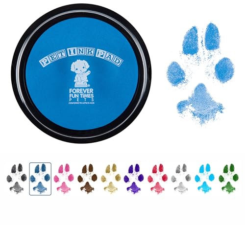 Leicht zu reinigendes Pfotenabdruck-Set | Erhalten Sie Hunderte von Abdrücken aus einem kostengünstigen Pfotenabdruck-Set | 100% sicher und haustierfreundlich