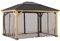 Sunjoy Original Universal-Ersatz-Moskitonetz für 3 x 4 m Holzpavillon, Khaki