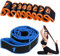 Bandas Elasticas Fitness,Cinturon Yoga Banda Elastica Entrenamiento para NiÑ s y Adultos, Correa de Yoga Hippodance (2 Piezas