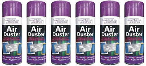 Compressed Air Duster Spray Can Cleaner Electronics Keyboard Electronics 200ml x 6 Cans