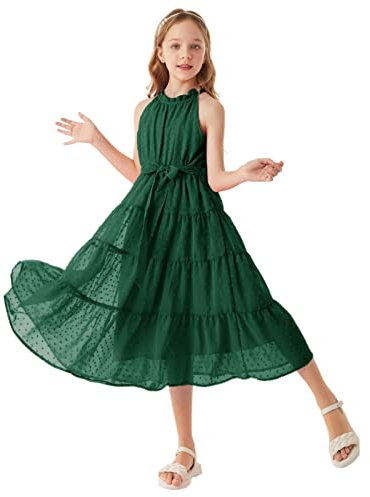 GRACE KARIN Vestito Bambina Elegante da Ragazza Festa Cerimonia Matrimonio Damigella Ragazza 6 Anni