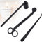 Opopark 3 in 1 Candle Care Set, Stainless Steel Candle Snuffer, Wick Trimmer & Wax Dipper for Candle Lovers, Home Decor Relaxation