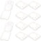 Ryaupy 10PCS Caja de Almacenamiento Transparente para Tarjetas de Memoria, Caja de Almacenamiento con Cubierta Protectora, Soporte para Tarjetas SD