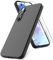 Vansdon Cover Compatibile con Samsung Galaxy A55 5G, 2 Pellicola Protettiva in Vetro Temperato, Gomma Gel di Silicone Liquida Antiurto Custodia - Nero