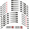 YESKIT Modifizierte dekorative Aufkleber Motorrad-Rad-Aufkleber Racing Rim Stripe Tape Decal Accessori Für Suzuki GSX-R GSXR600 750 1000 250 400 Gsxr (Color : A)