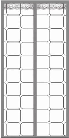 Cortina Termica Aislante Frio y Calor 70x200CM, Aislante Termico Puerta Fácil de Instalar, Cierre MagnéTico Que Cortinas Salon Moderna para Pasillos/Puertas- A