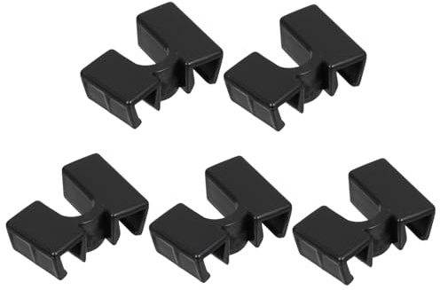 5 Pcs Plastic Chopstick Clamps for Training, Black PP