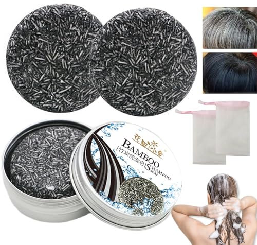 Sapone grigio lucido, sapone nero, shampoo gray reverse bar, shampoo carboal shampoo, bar Natural Hair Darkening Shampoo Bar, Shampoo Solid Shampoo Bar, Restore Natural Hair Color