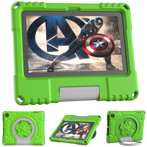 Mansiruyi - Funda para tablet infantil de 7 pulgadas (solo para modelos de 12ª generación 2022), no adecuada para tabletas Samsung iPad de 7 pulgadas, funda ligera a prueba de golpes con soporte de