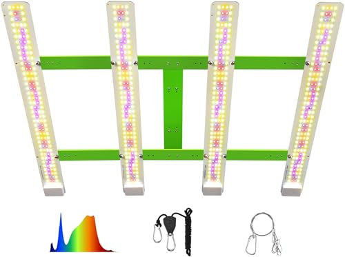 DragonLight 2024 Neueste MW4000 Pflanzenlampe LED Vollspektrum mit UV IR 200W LED Grow Lampe mit 3-Meter-Kabel für Gewächshaus und Zimmerpflanzen Gemüse Blume für Growzelt 90x90cm 120x120cm