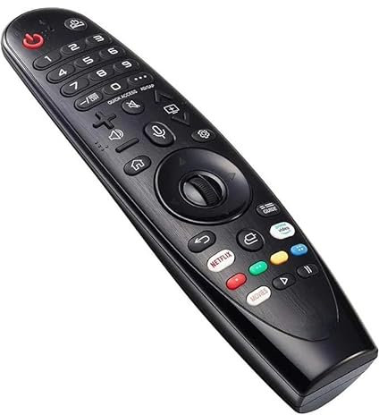 Voice Magic Fernbedienung AKB75855501 für LG Smart TV Magic Remote Ersatz AN-MR20GA MR19BA MR18BA MR650A, mit Pointer Funktion