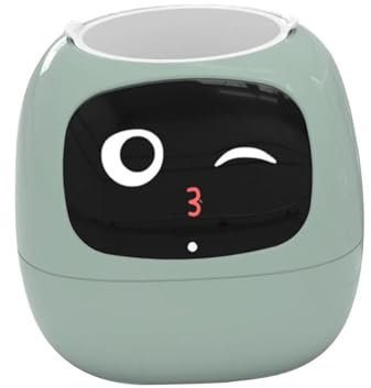 KESOTO Robot de jardinière Intelligent, Pot de Fleurs, pour Configuration de Bureau intérieur, Cadeau, Vert