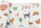 LifeTree Baby Pucktuch Musselin Tuch, 120x120cm Musselin Swaddle Decke Baby Bambus Baumwolle Swaddle Wrap für Junge und Mädchen, Nutztiere Design