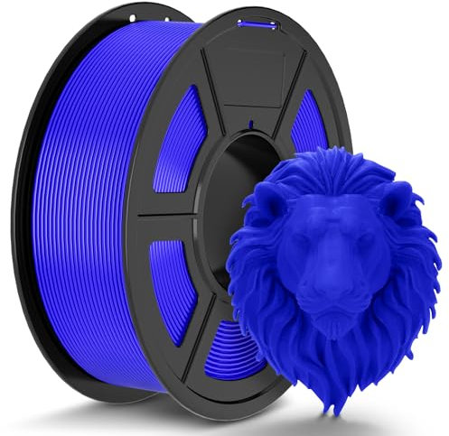 TECBEARS PLA Filaments 1.75mm Blau, 1kg 3D Drucker Filament PLA, Filament 3d Druckmaterialien, Vakuumverpackung,Maßgenauigkeit +/- 0,02 mm, 1kg Spule (2,2lbs) PLA Filament für Intelligentes Drucken