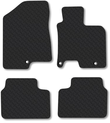 Fits Kia Cee'd (2012-2018) 5mm Rubber Car Mats | Heavy Duty Rubber Tailored Fit Floor Mats Full Coverage Durable Waterproof Accessories Easy Clean Anti Slip Made in the UK