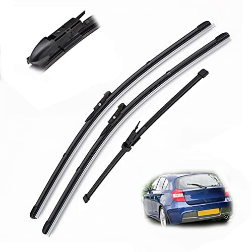 Scheibenwischer Windschutzscheiben-Scheibenwischerblätter, für BMW 1er E81 E87 Front-Heckscheibensatz 2004 2005 2006 2007 2008 2009 2010