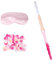 2 Stück piñata Stab, Rosa Piñata-Stick mit Augenbinde und Konfetti für Kinder Erwachsene Feiern und Veranstaltungen
