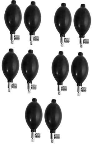 TOYZFRIENDY 5 Sätze Aufblasbare Birnen Aus Latex Mit Druckventilen Austausch Für Zuhause Und Geeignet Für Verschiedene Anwendungen 2 Stücke * 5