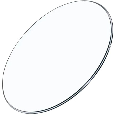 Plateau tournant Rond en Verre trempé, biseauté 400 mm-600 mm-900 mm, Plaque Circulaire Ronde de qualité supérieure(40CM(16IN))