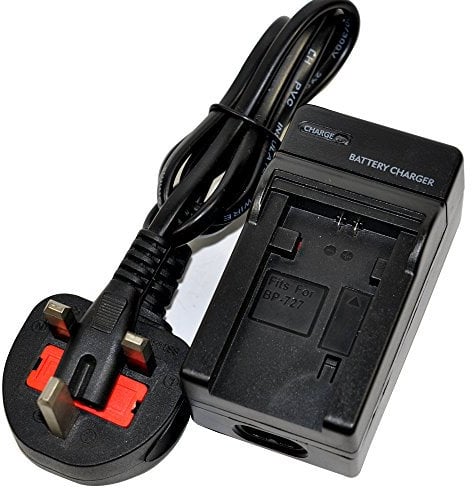 AC/DC Wall/Car Single Battery Charger for Canon BP-727 CG-700 BP-719 BP-745 LEGRIA VIXIA HF M506 M60 R306 R36 R37 R46 R66 R606 M50 M500 R300 R32 R30 R31 Camcorder