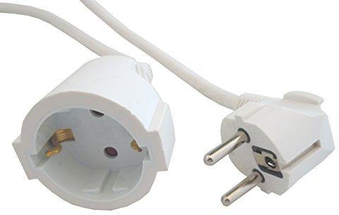 Cavo prolunga 10 metri bianco 3x1,5mm H05VV-F