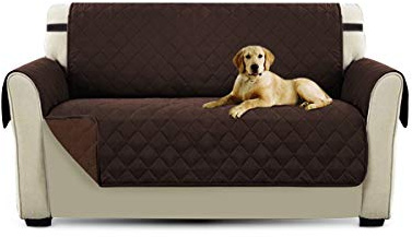 PETCUTE Sofaschoner 2 sitzer Couch überwurf couchbezug sofaüberzug Sofa Schutz Sofa Abdeckung 3 sitzer Sofaüberwurf Braun