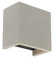 Qazqa - Industrie I Vintage I Industrie I Vintage I Beton-Wandleuchte mit Lichteffekt - Meave I Wohnzimmer I Schlafzimmer - SteinI Quadratisch - LED geeignet G9