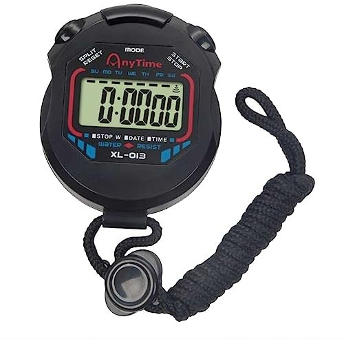 Ogquaton Chronomètre de sport numérique professionnel avec grand écran LCD Minuteur de course pour football, basketball, course, natation et plus encore