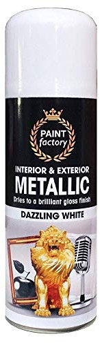 Spray Paint METALLIC WHITE 400ML 2951