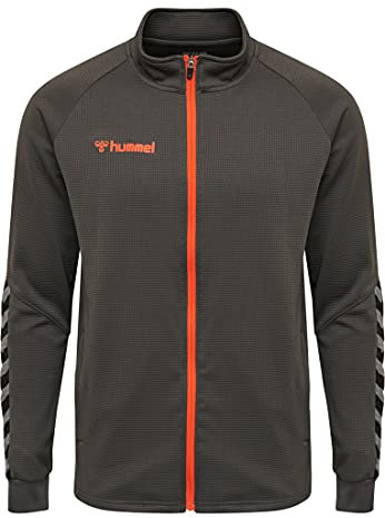 hummel Herren Jacke Hmlauthentic Poly Zip Jacket, Asphalt, S, 205366-1525-S