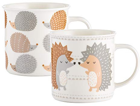 Price & Kensington Hedgehogs Assorted Fine China Mugs