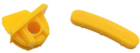 Tire Changer Plastic Insert, Tire Machine Guard, Wheel Rim Edge Protector for Mount Duck Head, Nylon Tyre Demount Fitting Head Part, Front (Upper) Insert, 3 PCS, 06YCL