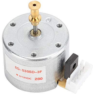 Motore per Dischi in Vinile 12v Dc Spazzolato Giradischi per registratori in Vinile con spazzole a 3 velocità Motore 25 mm Foro di Montaggio 78 RPM Motore per registratore CC 12V