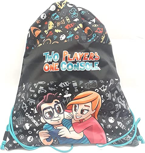 SEVEN S. P. A. EASY BAG TWO PLAYERS ONE CONSOLE SCUOLA SPORT E TEMPO LIBERO COLORE NERO