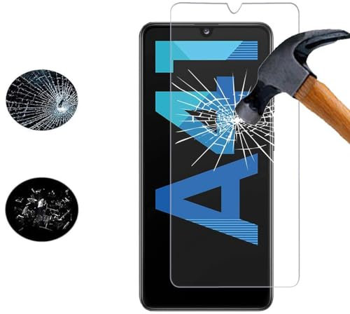 [2 Stück] Schutzfolie kompatibel mit Samsung Galaxy A41 Panzer Schutz Glas Verbundglas Schutzglas Echt Hart Tempered Glass 9H Kristallklar Anti-Kratzen
