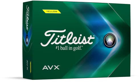 Titleist AVX Golfbälle, Gelb
