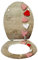 Novelty 3D Designs Toilet Seat MDF Wooden WC Loo Toilet Seat 18 with Strong Metal Hinges (Hearts Design)