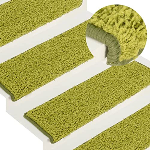 Stufenmatten für Haushaltsbedarf, 15 Stück, 65 x 25 cm, Grün