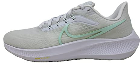 Nike Air Zoom Pegasus 39, Women's Trainers, White Green Aurora Black, 6 UK
