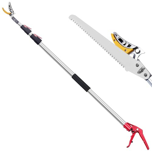 FLORA GUARD Telescoping Tree Pruner 4.6-10 FT with Pole Saw