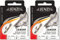 Set: 2 Packungen JENZI gebundene Zanderhaken Ryder-Haken (10 Stück) Mono,80cm Zander Vorfach montiert Hakengröße, 2, 4, 6, 8 + gratis Petri Heill! Aufkleber (Hakengröße 2)