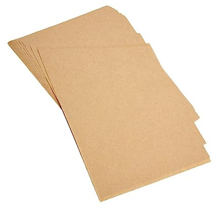 DOITOOL 500stücke Ölabsorbierendes Papier Für Frittierte Snacks Umweltfreundliches Kraftpapier Für Pommes Pizza Und Backwaren Leicht Zu Reinigen Geruchlos