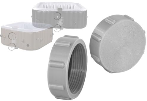 Clever SPA Tapón de desagüe Compatible con bañera de hidromasaje,elit arebo infinit ospazi cos vogu habita 2 Tapas