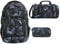 coocazoo MATE Schulrucksack-Set 3tlg inkl. Sporttasche und Schlamperbox (Grey Rocks)