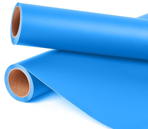 Prime Vinyl Vinylfolie Plotter Blau - 30,5cm x 335,5cm Matt Blau Permanentes Plotterfolie Vinyl Rollen für Tasse, Fenster, Wohnkultur