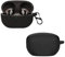 carinacoco Silicone Case for Sony WF-1000XM5 with Carabiner, Soft and Flexible, Ultra-Thin Shockproof Cover Slim-Fit Anti-Fall Earphone Case for Sony WF-1000XM5 - Black