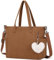 Makukke Corduroy Totes Bag Women - Shoulder Hobo Bag Handbags Crossbody Bag Big Capacity Shopping Purses (Brown)