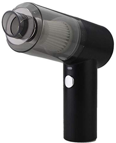 Eighosee Home Vacuum Cleaner Wireless High Power Hair Dryer 4500Pa USB Charge with LED Light,Black