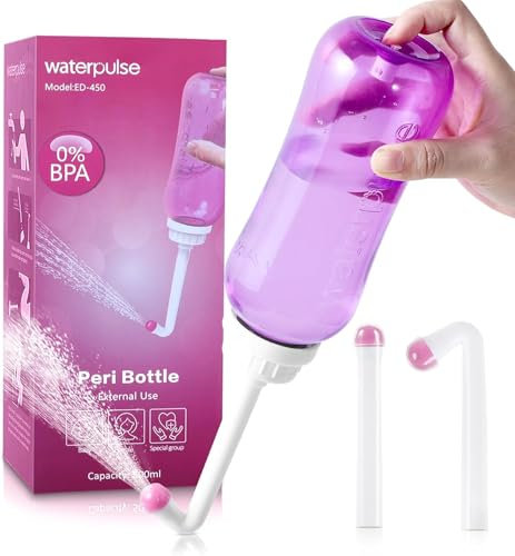 Po Dusche 500ML,Portable Bidet mit 2 Düsen,Travel Bidet,Perfekt für Anale Duschen und Vaginal Dusche